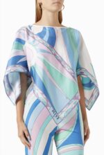 Cigna-print Top in silk-twill - Image 3