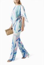 Cigna-print Top in silk-twill - Image 2