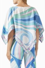 Cigna-print Top in silk-twill - Image 5